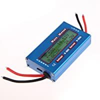Los mejores  - domybest Simple DC analizador de potencia Watt Volt amperímetro 12 V 24 V Analizador de viento Solar